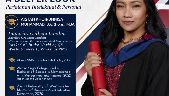 Academic Life in UK, Aisyah Khoirunnisa Bagikan Perjalanan Akademik dan Pengembangan Diri di Inggris