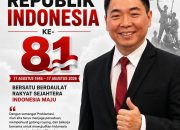 Andreas Utomo Sampaikan Ucapan Dirgahayu Republik Indonesia ke-81