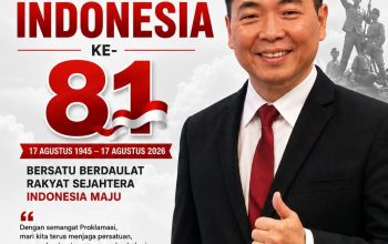 Andreas Utomo Sampaikan Ucapan Dirgahayu Republik Indonesia ke-81