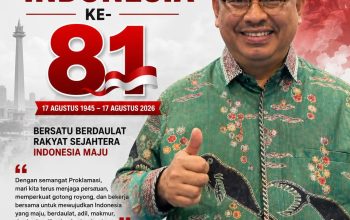 Ir. Suharto Sampaikan Ucapan Dirgahayu Republik Indonesia ke-81