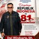 Dwi Windyarto Ajak Masyarakat Perkuat Persatuan di HUT RI ke-81