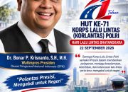 Dr. Bonar P. Krisnanto Ucapkan Selamat untuk Korlantas Polri ke-71